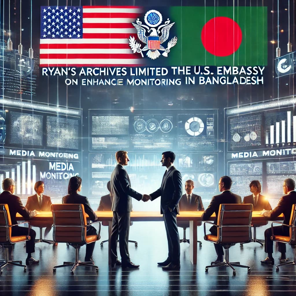 Ryans Archives Limited Partners with the U.S. Embassy in Bangladesh to Enhance Media Monitoring Excellence