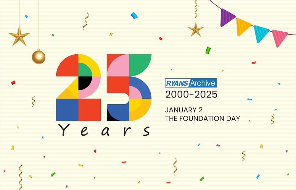 Ryans Archives Commemorates Silver Jubilee Anniversary