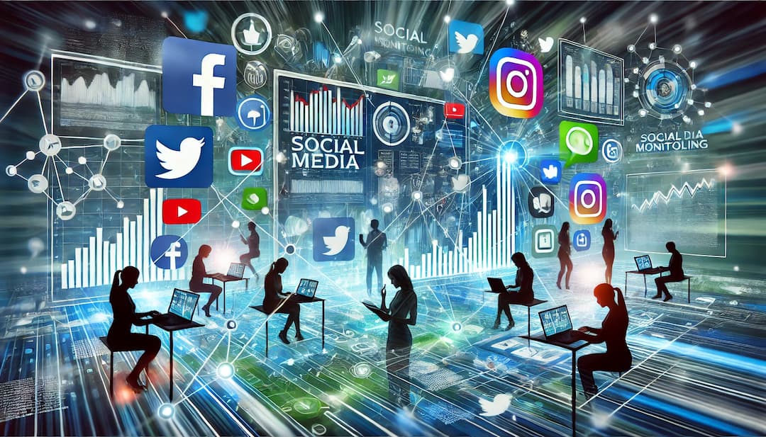 Track your brand mentions, industry trends, and public sentiment across popular social media platforms