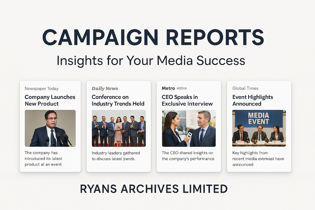 Ryans Archives Offering You Data-Driven Campaign Reports for Smarter Strategy